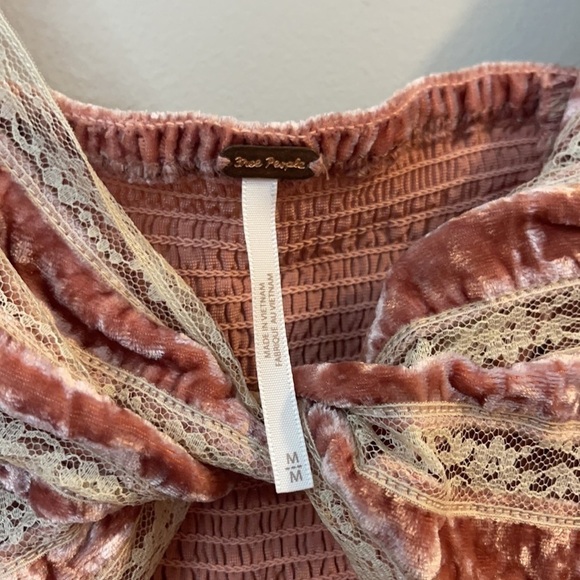 NWT Free People Your Truly Velvet Top - Picture 5 of 8